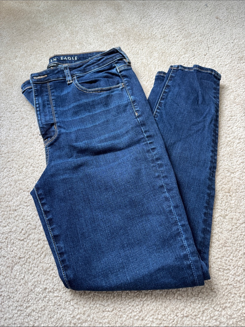 American Eagle Outfitters Dark Blue Skinny Jeans